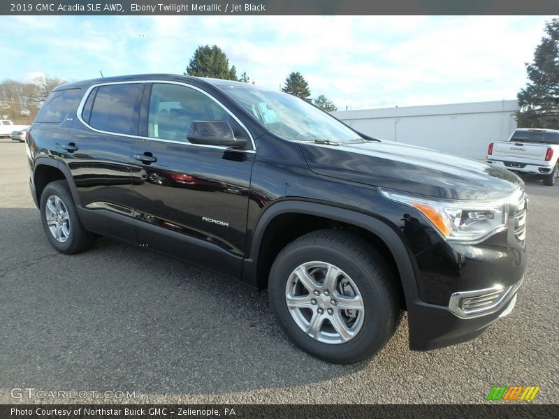 Ebony Twilight Metallic / Jet Black 2019 GMC Acadia SLE AWD
