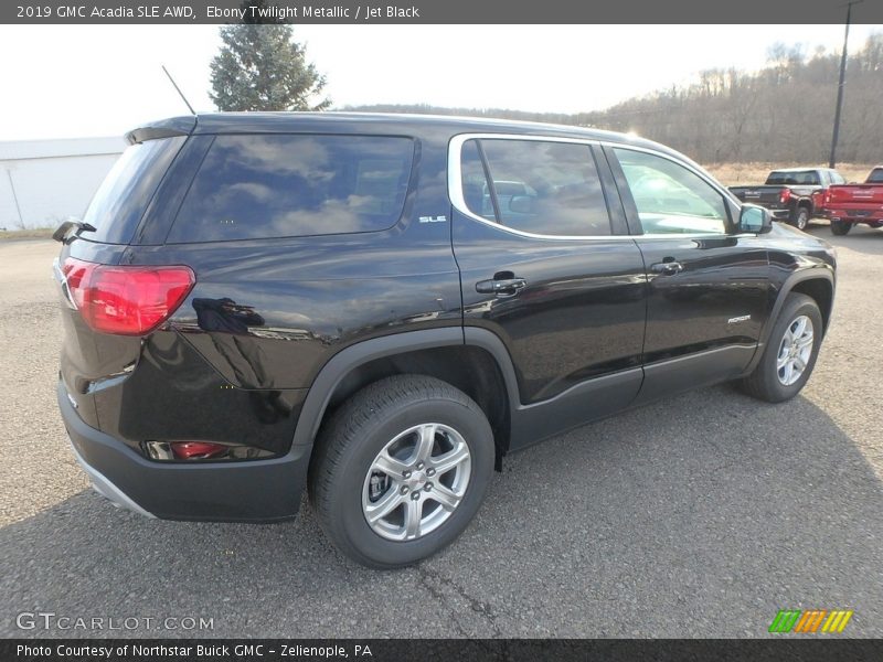 Ebony Twilight Metallic / Jet Black 2019 GMC Acadia SLE AWD