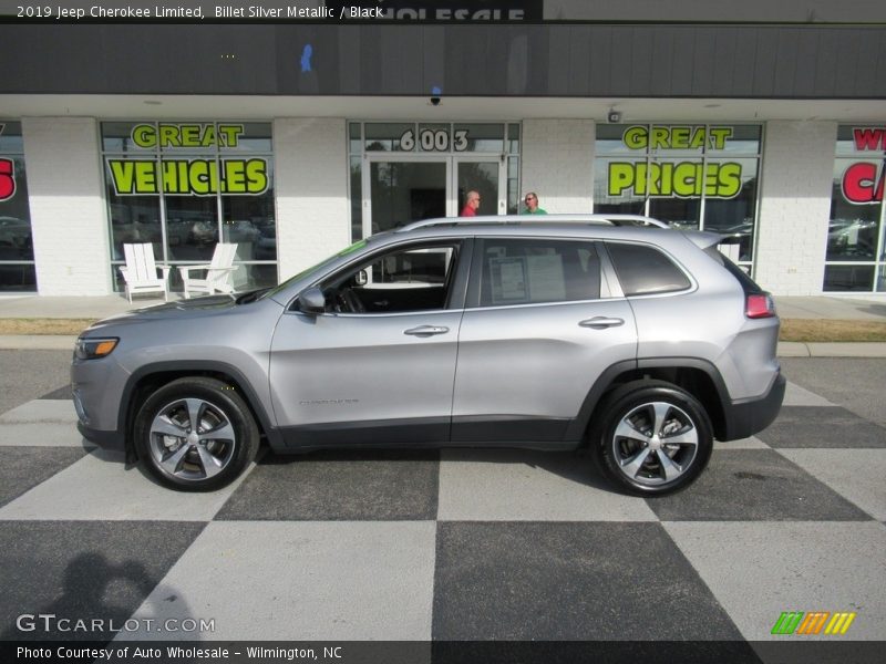 Billet Silver Metallic / Black 2019 Jeep Cherokee Limited