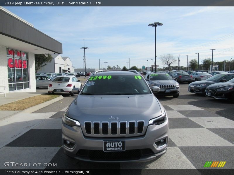 Billet Silver Metallic / Black 2019 Jeep Cherokee Limited