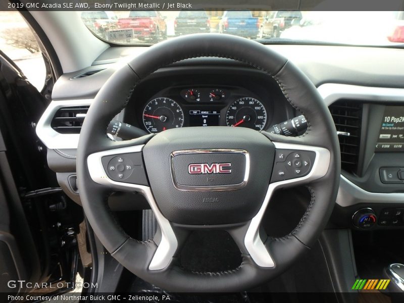 Ebony Twilight Metallic / Jet Black 2019 GMC Acadia SLE AWD