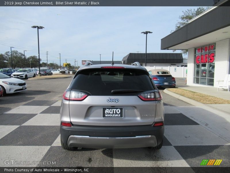 Billet Silver Metallic / Black 2019 Jeep Cherokee Limited