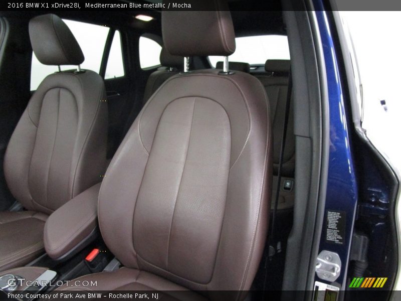 Mediterranean Blue metallic / Mocha 2016 BMW X1 xDrive28i