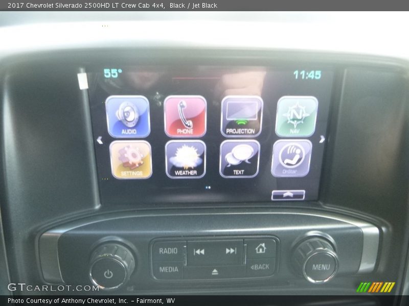 Black / Jet Black 2017 Chevrolet Silverado 2500HD LT Crew Cab 4x4