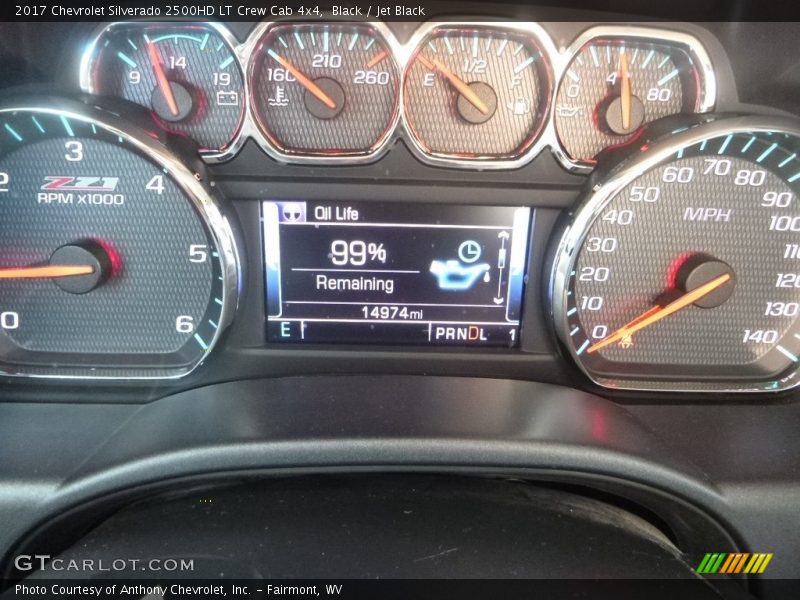 Black / Jet Black 2017 Chevrolet Silverado 2500HD LT Crew Cab 4x4