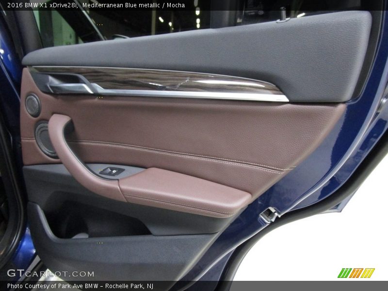 Mediterranean Blue metallic / Mocha 2016 BMW X1 xDrive28i