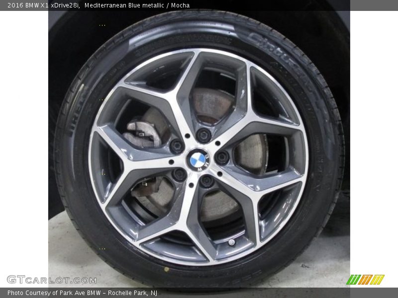 Mediterranean Blue metallic / Mocha 2016 BMW X1 xDrive28i