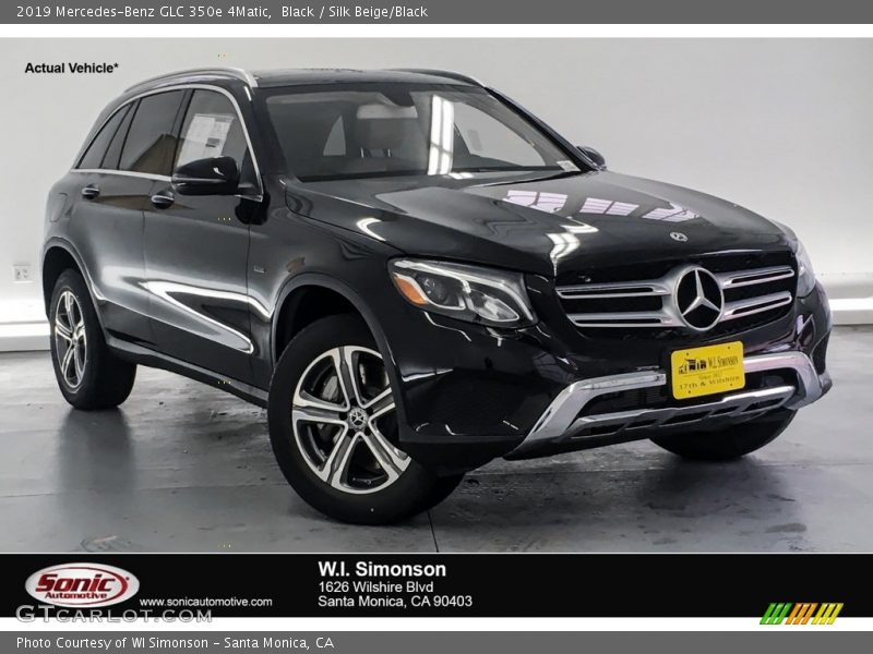Black / Silk Beige/Black 2019 Mercedes-Benz GLC 350e 4Matic