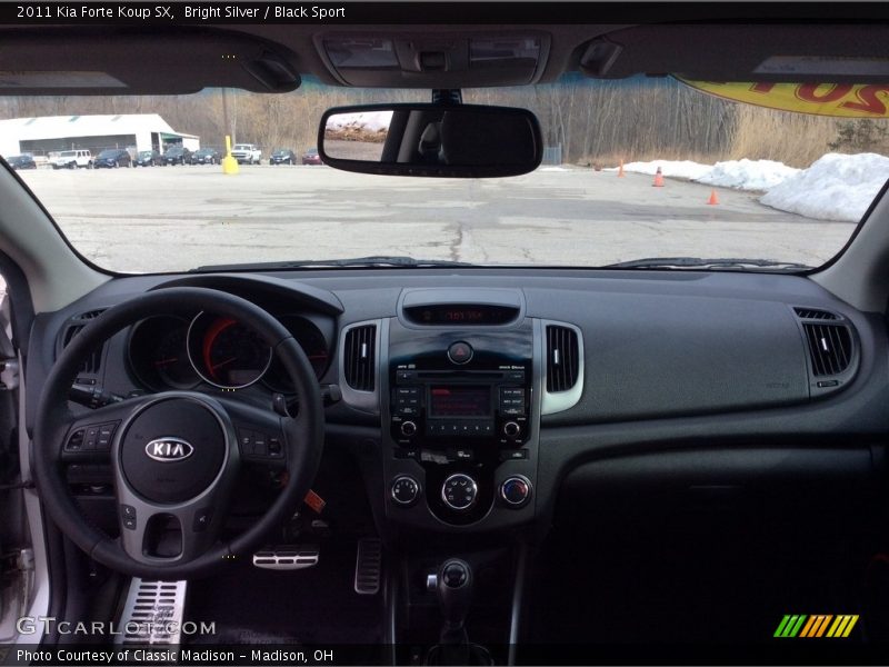 Bright Silver / Black Sport 2011 Kia Forte Koup SX