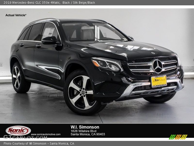 Black / Silk Beige/Black 2019 Mercedes-Benz GLC 350e 4Matic