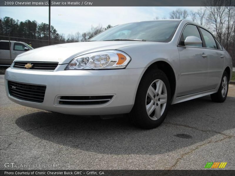 Silver Ice Metallic / Gray 2009 Chevrolet Impala LS