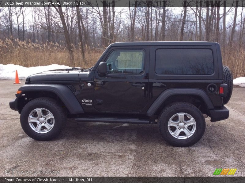Black / Black 2019 Jeep Wrangler Sport 4x4
