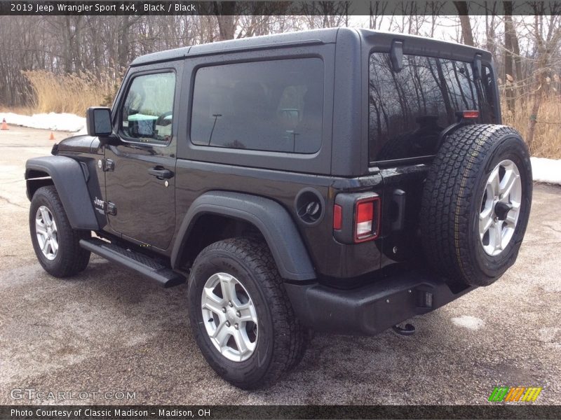 Black / Black 2019 Jeep Wrangler Sport 4x4