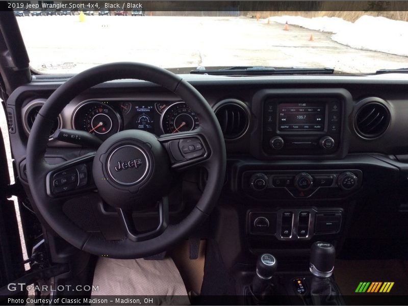 Black / Black 2019 Jeep Wrangler Sport 4x4