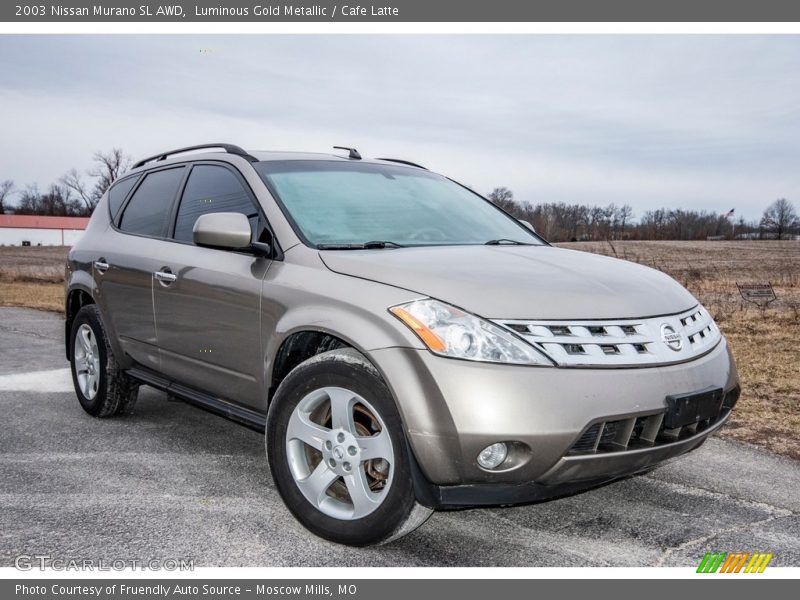 Luminous Gold Metallic / Cafe Latte 2003 Nissan Murano SL AWD