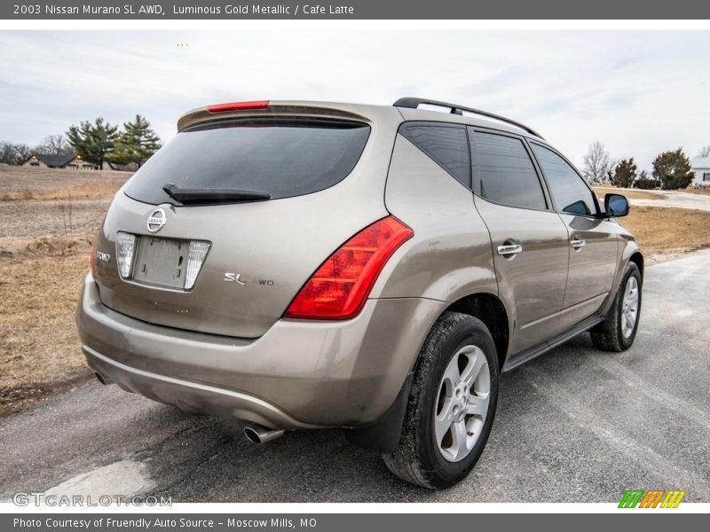 Luminous Gold Metallic / Cafe Latte 2003 Nissan Murano SL AWD