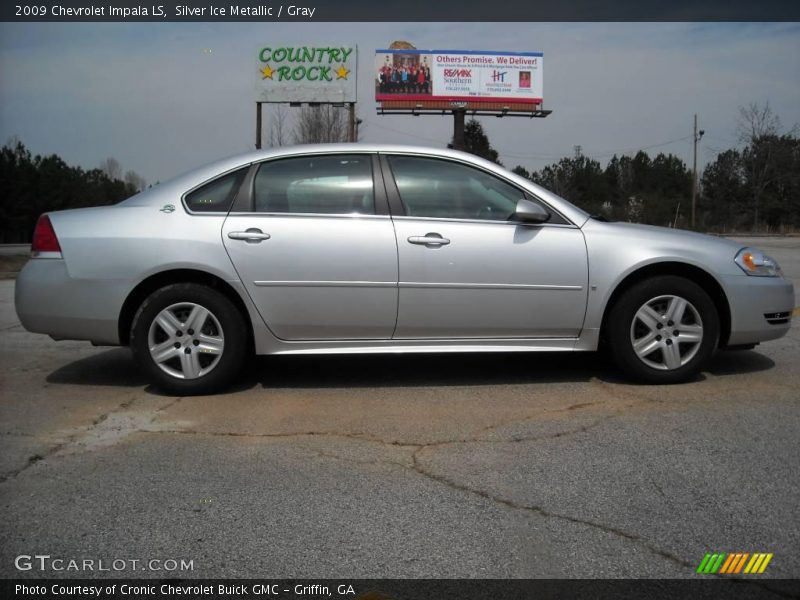 Silver Ice Metallic / Gray 2009 Chevrolet Impala LS