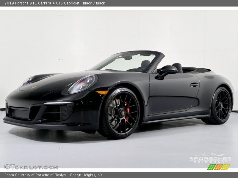 Black / Black 2019 Porsche 911 Carrera 4 GTS Cabriolet