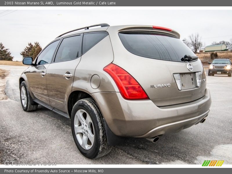 Luminous Gold Metallic / Cafe Latte 2003 Nissan Murano SL AWD