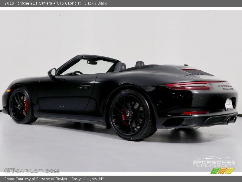 Black / Black 2019 Porsche 911 Carrera 4 GTS Cabriolet