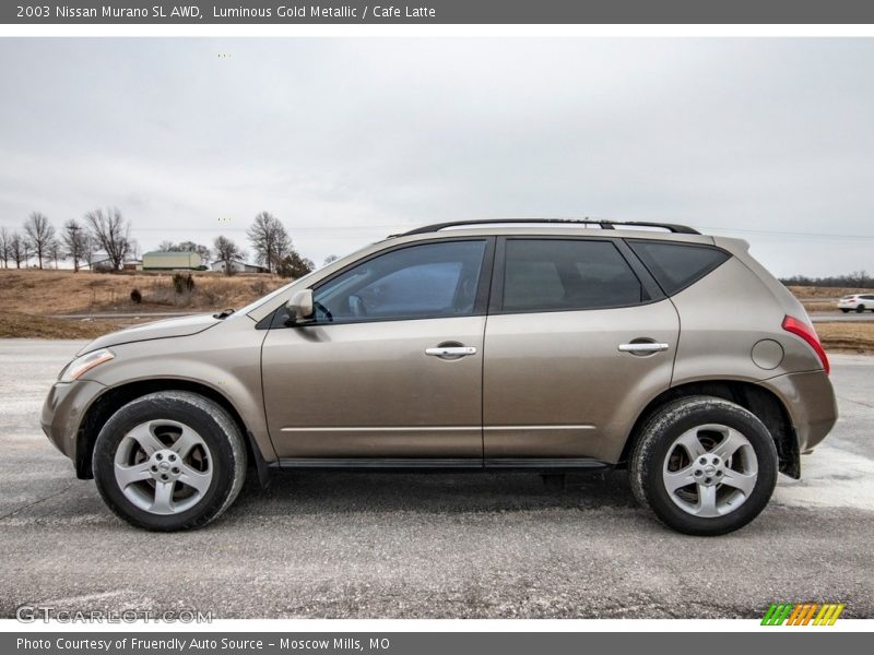 Luminous Gold Metallic / Cafe Latte 2003 Nissan Murano SL AWD