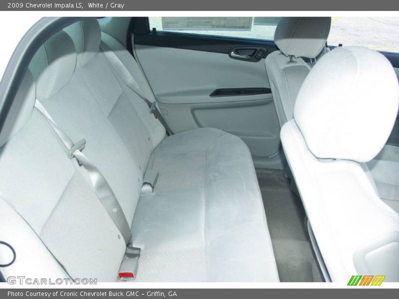 White / Gray 2009 Chevrolet Impala LS