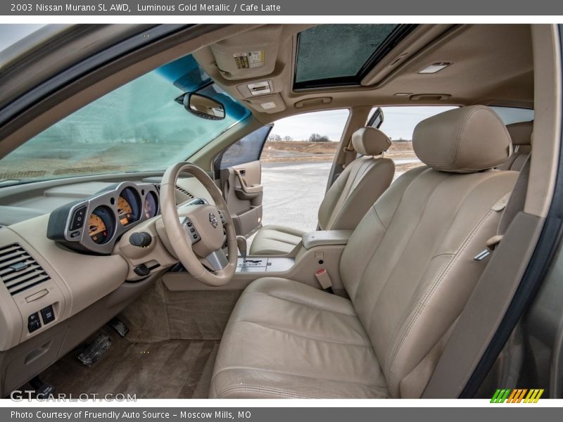 Luminous Gold Metallic / Cafe Latte 2003 Nissan Murano SL AWD