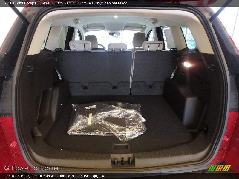 Ruby Red / Chromite Gray/Charcoal Black 2019 Ford Escape SE 4WD