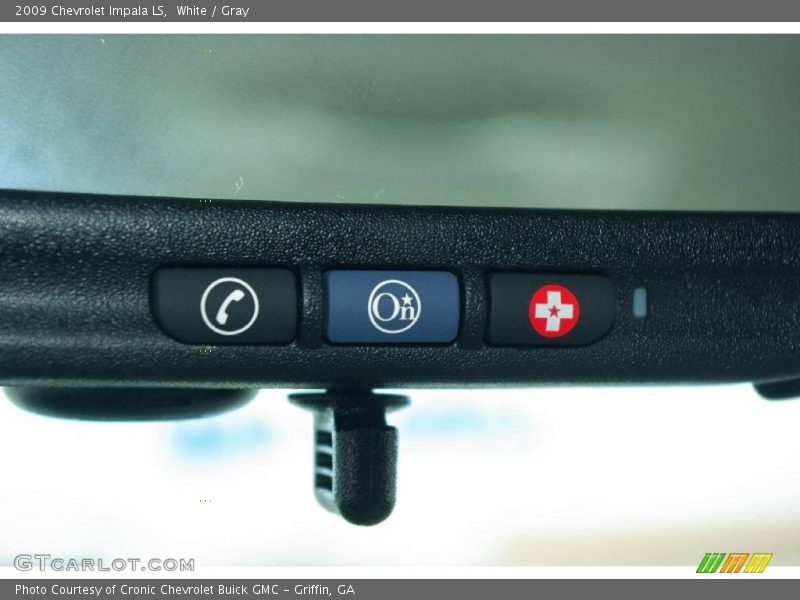 White / Gray 2009 Chevrolet Impala LS