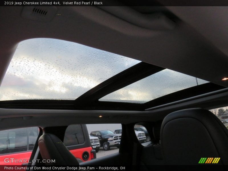Velvet Red Pearl / Black 2019 Jeep Cherokee Limited 4x4