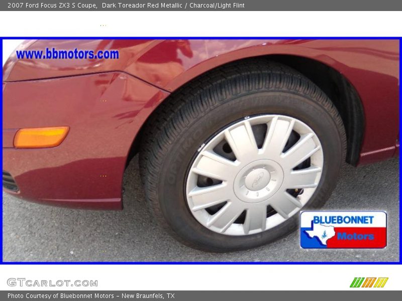 Dark Toreador Red Metallic / Charcoal/Light Flint 2007 Ford Focus ZX3 S Coupe