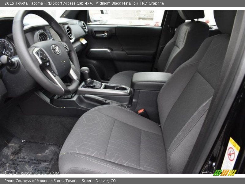 Midnight Black Metallic / TRD Graphite 2019 Toyota Tacoma TRD Sport Access Cab 4x4