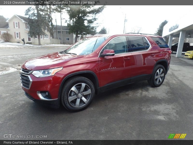 Cajun Red Tintcoat / Jet Black 2019 Chevrolet Traverse LT AWD