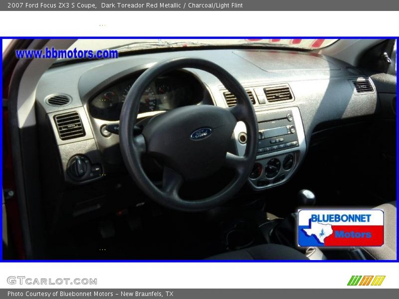 Dark Toreador Red Metallic / Charcoal/Light Flint 2007 Ford Focus ZX3 S Coupe