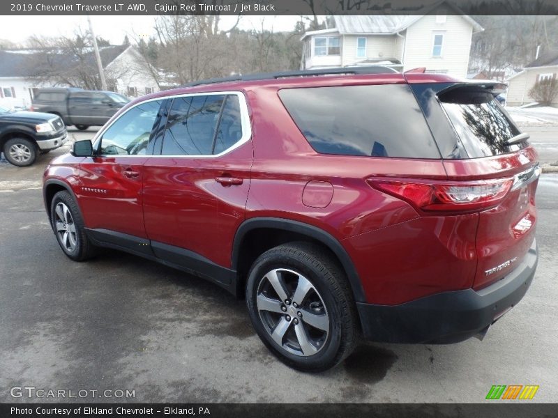 Cajun Red Tintcoat / Jet Black 2019 Chevrolet Traverse LT AWD