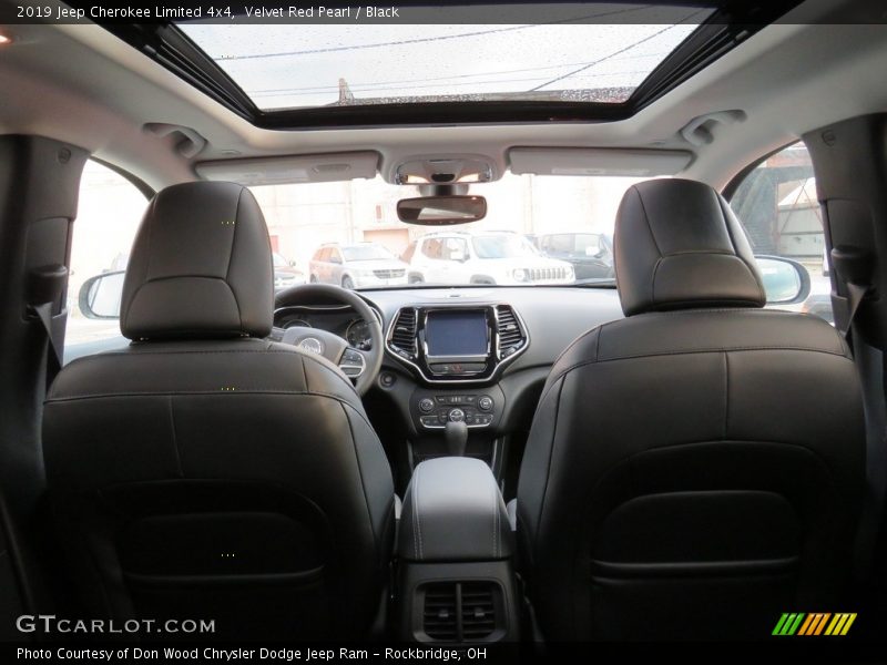 Velvet Red Pearl / Black 2019 Jeep Cherokee Limited 4x4