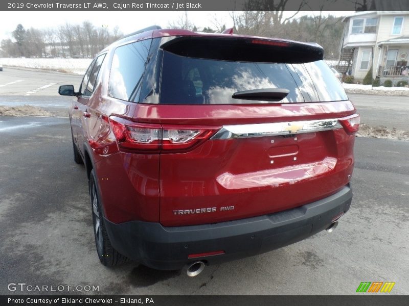 Cajun Red Tintcoat / Jet Black 2019 Chevrolet Traverse LT AWD