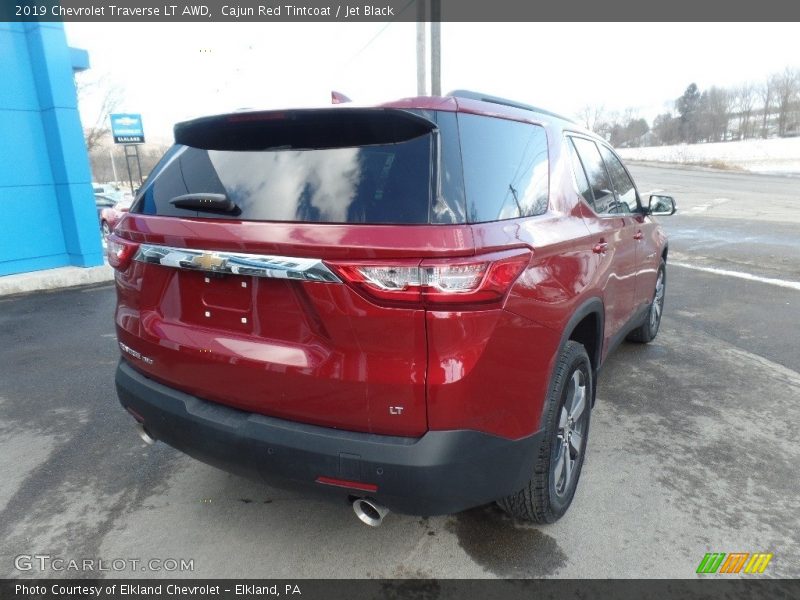 Cajun Red Tintcoat / Jet Black 2019 Chevrolet Traverse LT AWD