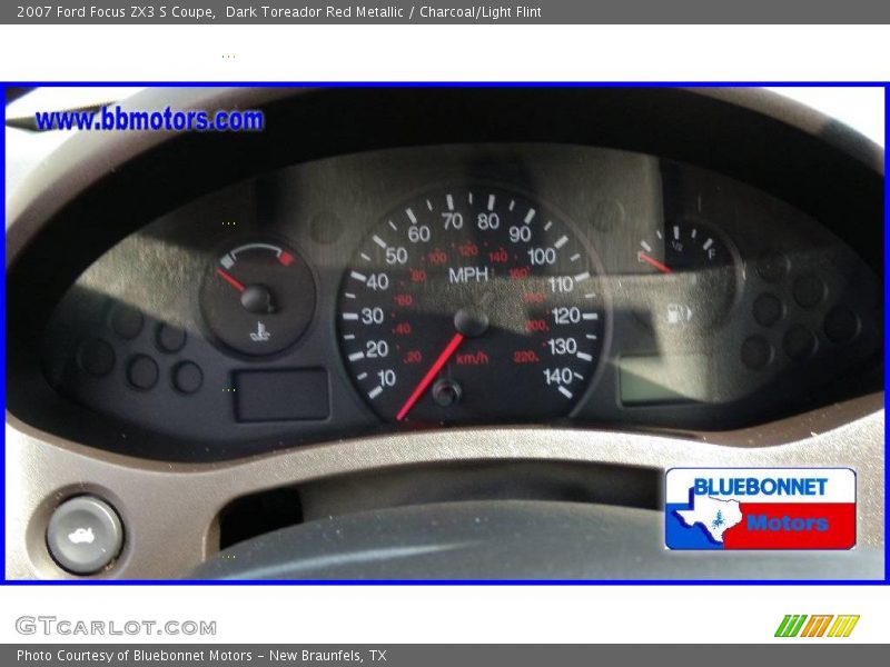 Dark Toreador Red Metallic / Charcoal/Light Flint 2007 Ford Focus ZX3 S Coupe