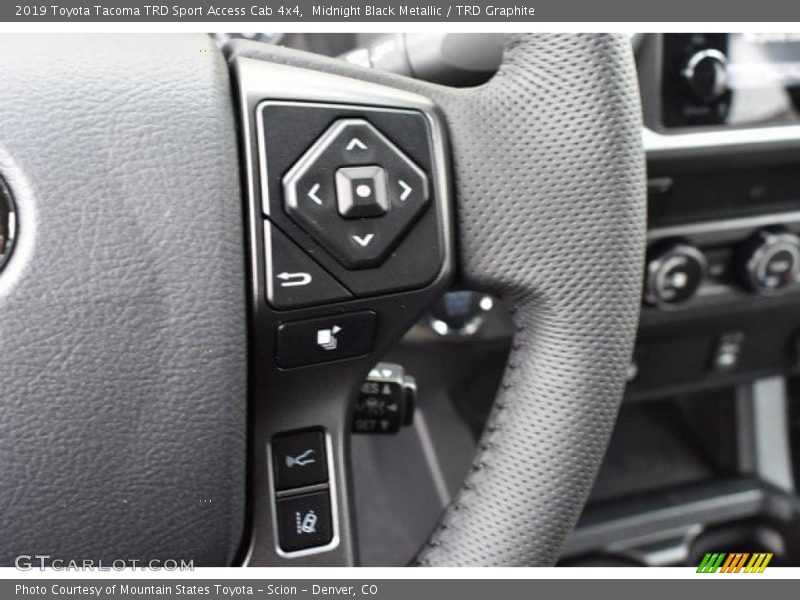Midnight Black Metallic / TRD Graphite 2019 Toyota Tacoma TRD Sport Access Cab 4x4