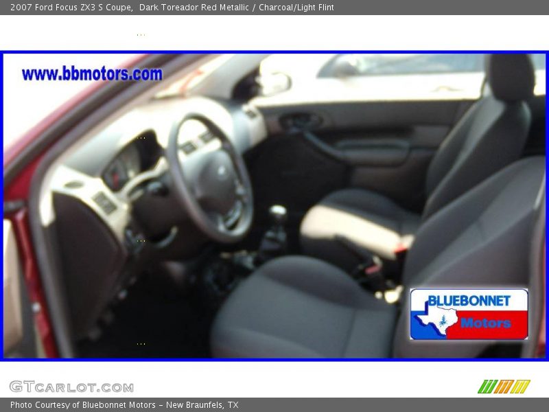 Dark Toreador Red Metallic / Charcoal/Light Flint 2007 Ford Focus ZX3 S Coupe