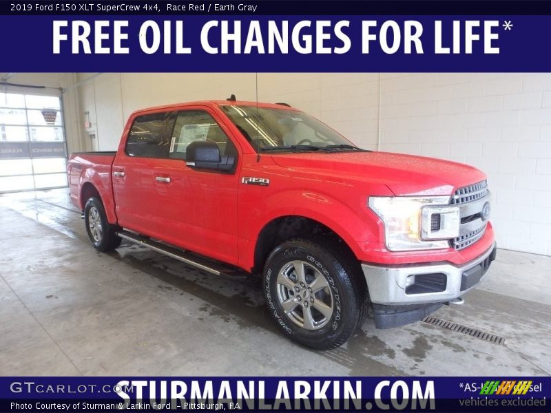 Race Red / Earth Gray 2019 Ford F150 XLT SuperCrew 4x4