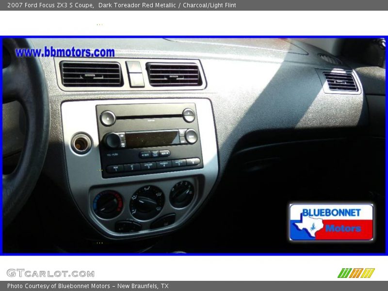 Dark Toreador Red Metallic / Charcoal/Light Flint 2007 Ford Focus ZX3 S Coupe