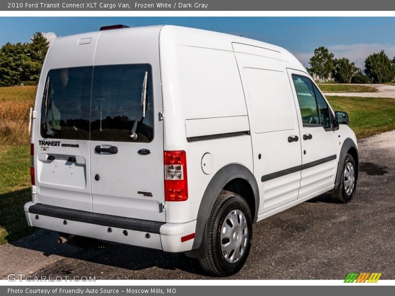 Frozen White / Dark Gray 2010 Ford Transit Connect XLT Cargo Van