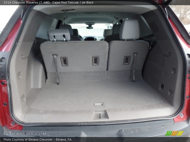 Cajun Red Tintcoat / Jet Black 2019 Chevrolet Traverse LT AWD