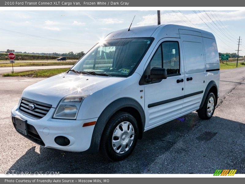 Frozen White / Dark Gray 2010 Ford Transit Connect XLT Cargo Van