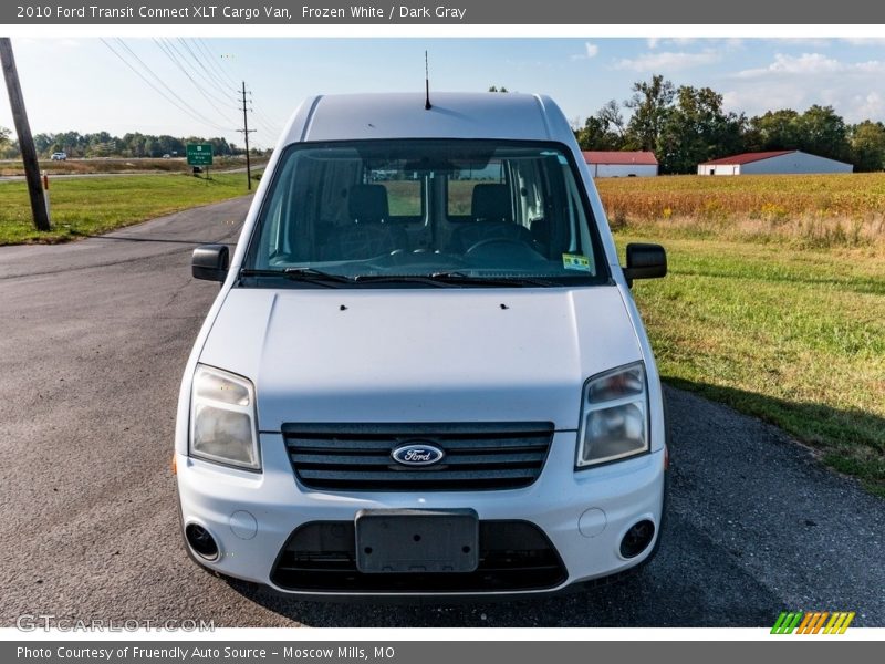Frozen White / Dark Gray 2010 Ford Transit Connect XLT Cargo Van