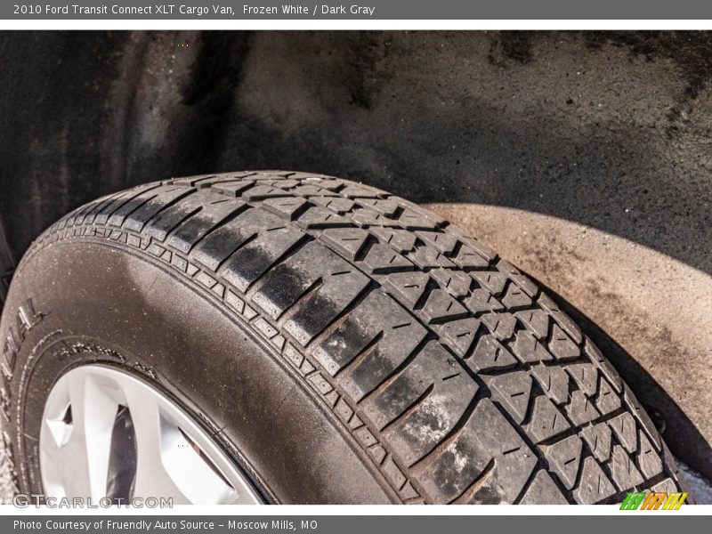 Frozen White / Dark Gray 2010 Ford Transit Connect XLT Cargo Van