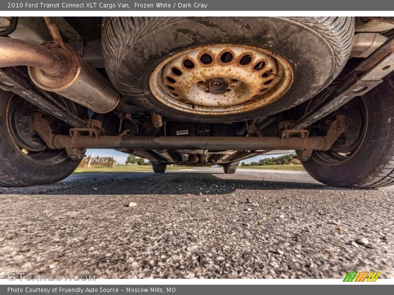 Frozen White / Dark Gray 2010 Ford Transit Connect XLT Cargo Van