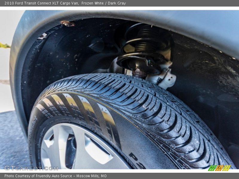 Frozen White / Dark Gray 2010 Ford Transit Connect XLT Cargo Van